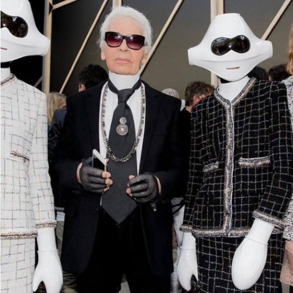 Chanel Legendary Robot Collection 2017 Black Tweed Jacket